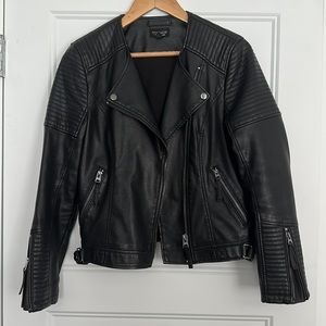 Top Shop Vegan Leather Jacket, 8